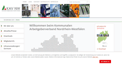 Desktop Screenshot of kav-nw.de
