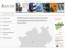 Tablet Screenshot of kav-nw.de